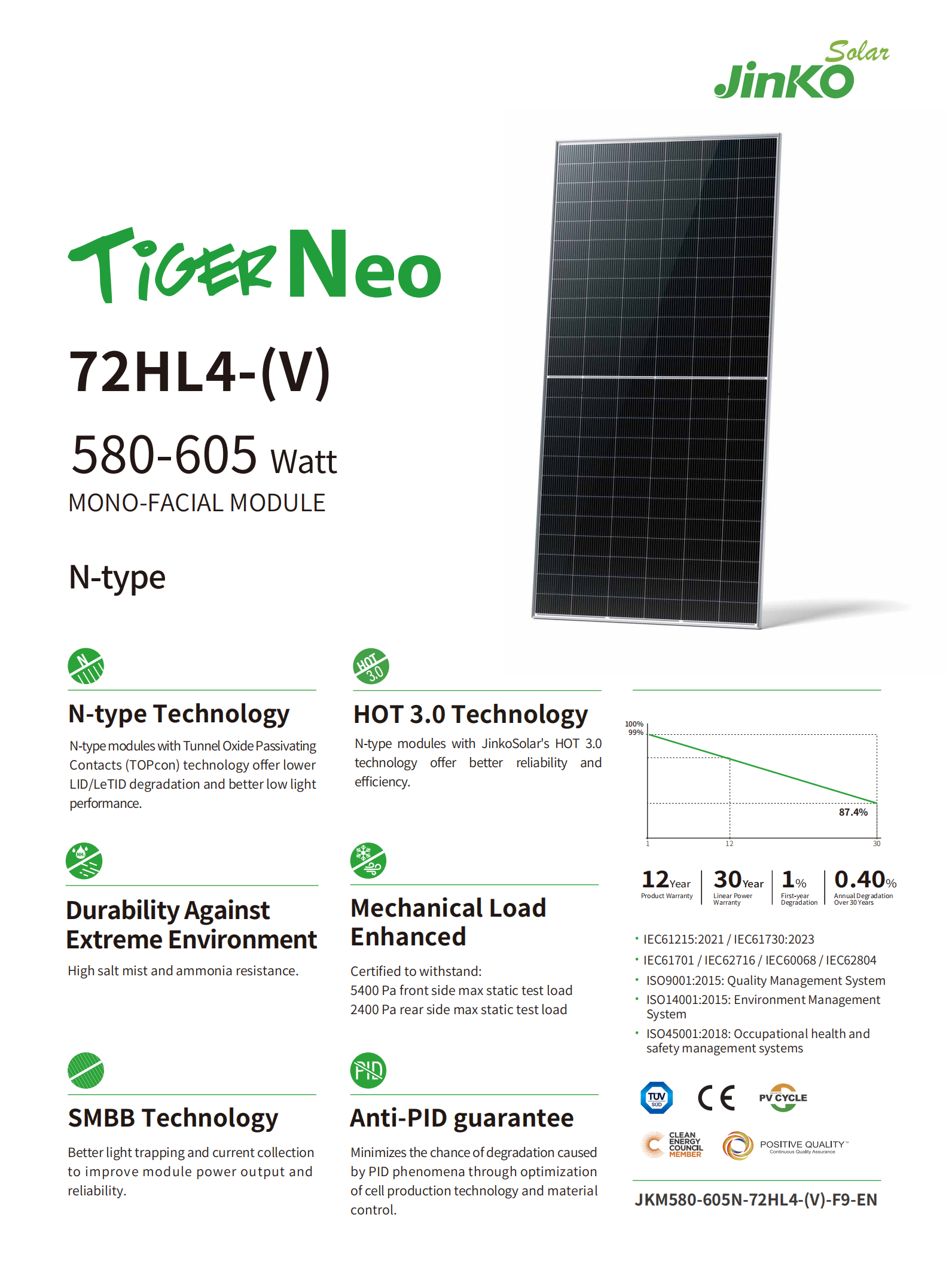 Jinko Solar Panel N-Type Monocrystalline 570-590W customer image 2