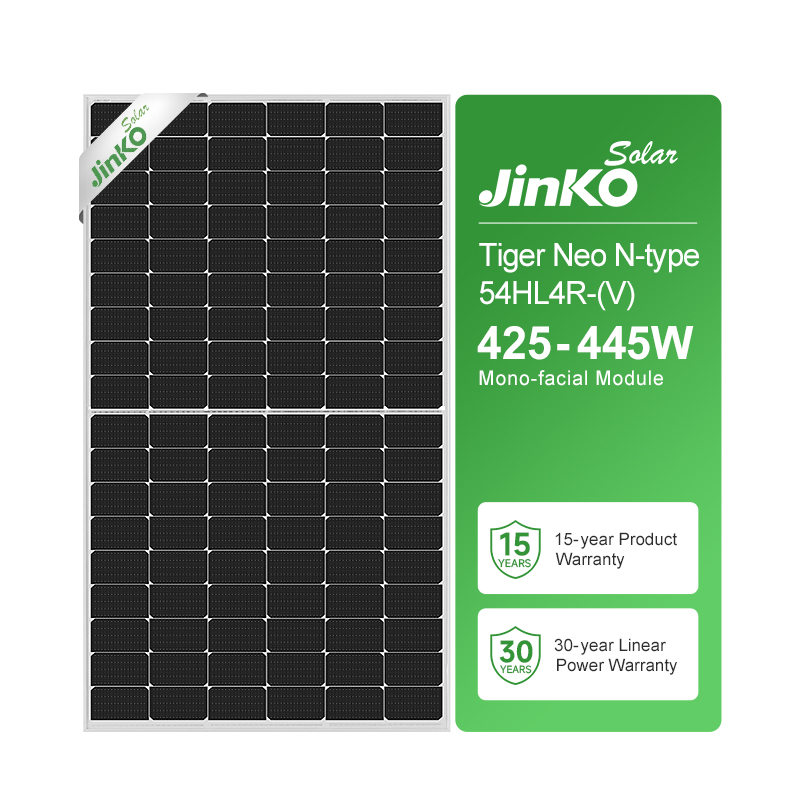 Jinko Solar Panel N-Type Monocrystalline All Black 425-445W