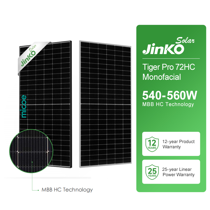 Jinko Solar Tiger Pro 72HC mono facial module 545-560W