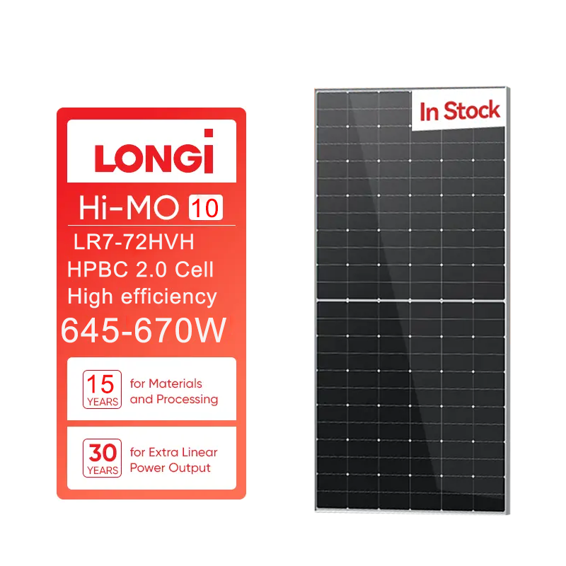 LONGi Solar 645-670W Solar Module