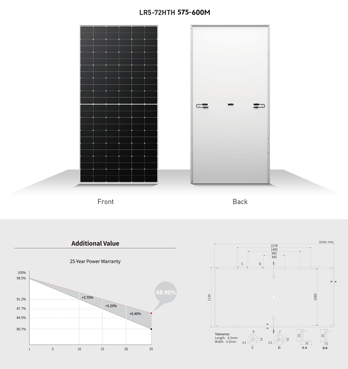 LONGi Solar Panel 560-600W customer image 2